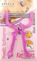 Manual facial epilator - pink