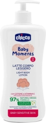 Chicco Baby Moments Sensitive lichaamsmelk met pompje voor de gevoelige huid 500 ml