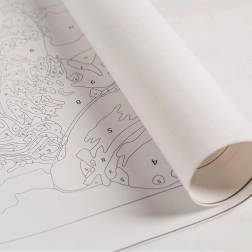 Malen nach Zahlen mit Rahmen 30 × 30 cm für Kinder