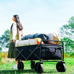 Klappbarer Outdoor-Wagen für Holz und Ausrüstung