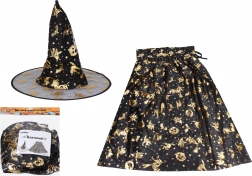 Kids' Carnival Witch Costume – Hat and Cape