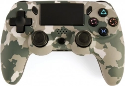 Kabelloser Gaming-Controller für PlayStation 4 und PC im Camouflage-Design