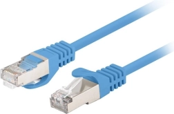 Patchcord Cat.6 FTP 1 m – set van 10 stuks, blauw