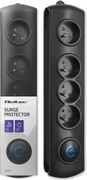Surge-protected power strip 4× outlet, 2.5 m cable with Quick Switch foot switch