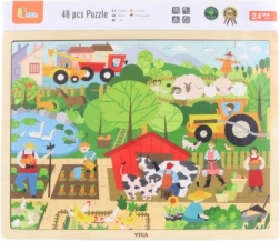 Wooden Farm Puzzle 48 Pieces