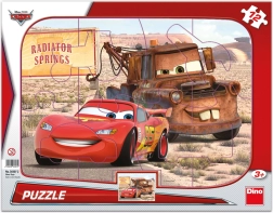 Dino Puzzle Cars: Lightning & Mater 12 pieces