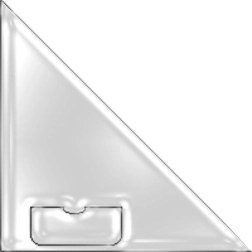 Zelfklevende hoekjes met visitekaartzak, 6 stuks