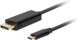 USB-C naar DisplayPort-kabel 1.8m 4K 60Hz zwart