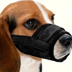 Muselière textile pour chien avec maille respirante XL