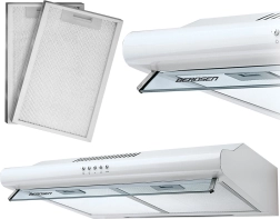 Hotte aspirante sous-meuble 50 cm blanche BERDSEN