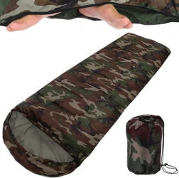 Mumienschlafsack mit Kapuze im Camouflage-Design