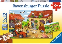 Puzzle Ferme 2x12 pièces