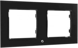 Frame for double switch Shelly black