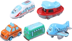 Metallisches Fahrzeug 6 cm mit Rückziehantrieb