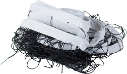 Volleyball Net 9.5 × 1 m with Tensioning Steel Cable and Carry Bag