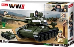 Sluban WWII Sowjetischer Panzer T-34/85 2v1