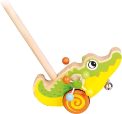 Bino Push-Along Crocodile on a Stick