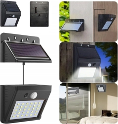 Lampe solaire Zd53b 30 LED avec détecteur