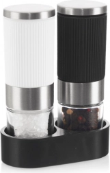 Manuelle Salz- und Pfeffermühlen mit Ständer, Set aus 2 Stück
