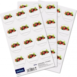 Étiquettes autocollantes pour bocaux 36 pcs