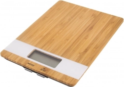 Electronic Bamboo Kitchen Scale WHITELINE 5 kg