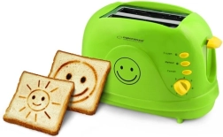 Toaster smiley green