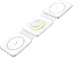Magnetic Wireless Charger Essager 3in1 15W White