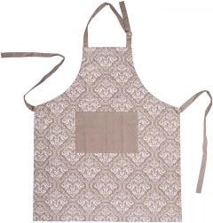 Tablier de cuisine en coton avec poche et liens