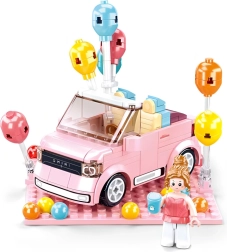 Sluban Girls Dream Mini cabriolet rose