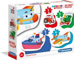 My First Puzzles – Vehicles 4 in 1
