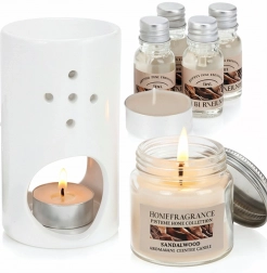 Aromalampe mit Ölen 8‑teiliges Set