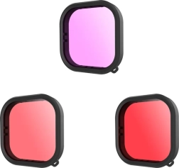 Wasserdichte Telesin Filter-Set für GoPro Hero 9 / Hero 10 / Hero 11 / Hero 12 (GP-FLT-904)