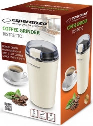 Esperanza Ristretto Electric Coffee Grinder white