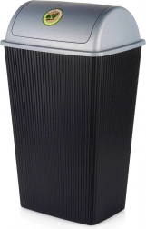 Kunststoff-Mülleimer 38 l mit Schwenkdeckel
