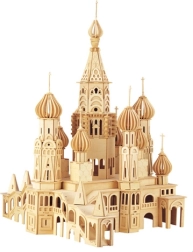 Woodcraft puzzle 3D en bois église Saint-Pétersbourg
