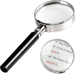 Klassische Metalllupe 75 mm