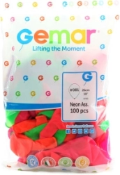 Fluorescent Balloons 100 pcs