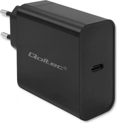 Fast Charger Qoltec 65W USB-C Black