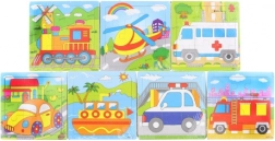 Wooden car puzzle – 9 pieces