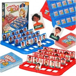 Jeu familial de devinette Qui est-ce ? – duo de plateaux et cartes