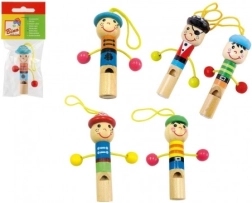 Sifflet en bois bonhomme