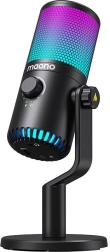 gaming USB microphone Maono DM30RGB with RGB lighting (black)