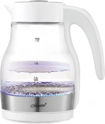 Glass Electric Kettle Maestro 1.7l 2200W White
