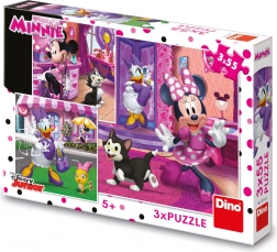 Dino Puzzle Disney Minnie 3×55 pieces