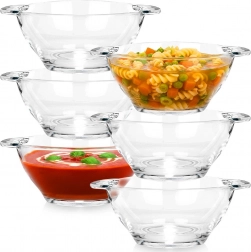 Glas-Suppenschalen 420 ml, Set mit 6 Stück