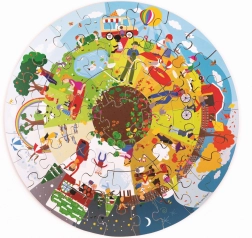 Bigjigs Toys Round Floor Puzzle Four Seasons