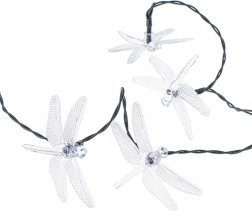 Solare Garten-Lichterkette Libellen 6,5 m, 30 LED, Multicolor