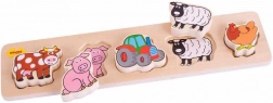 Bigjigs Baby Wooden Farm Puzzle