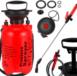 Garten-Drucksprüher 5 l mit langer Lanze und Schultergurt
