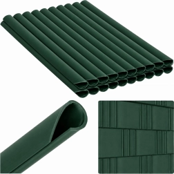 Fence tape clips, green, 19 cm, 20 pcs